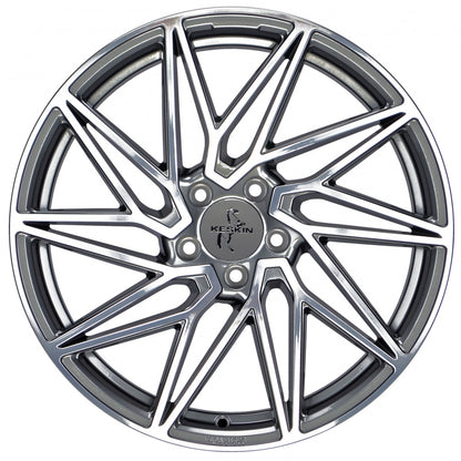 Keskin KT20 Future palladium front polish 8.5x19 ET30 - LK5/112 ML72.6