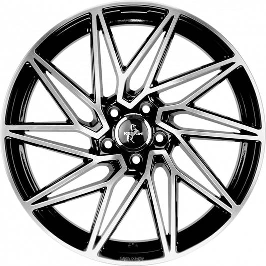 Keskin KT20 Future black front polish Alufelge 8.5x19 Zoll ET30 LK 5x100 ML57.1