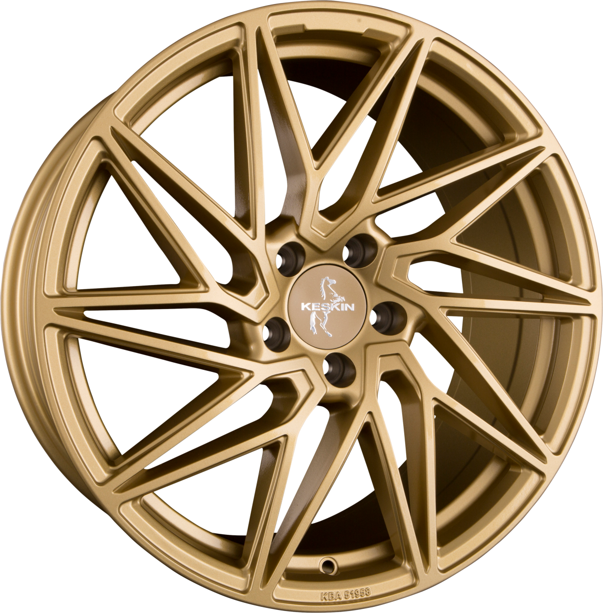 Keskin KT20 Future gold Alufelge 8.5x19 Zoll ET45 LK 5x112 ML72.6 – Bild 3