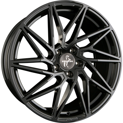 Keskin KT20 Future black painted Alufelge 8x18 Zoll ET30 LK 5x100 ML57.1 – Bild 4