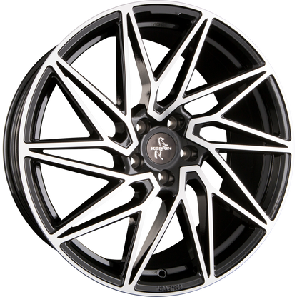 Keskin KT20 Future black front polish Alufelge 8x18 Zoll ET45 LK 5x108 ML72.6 – Bild 5