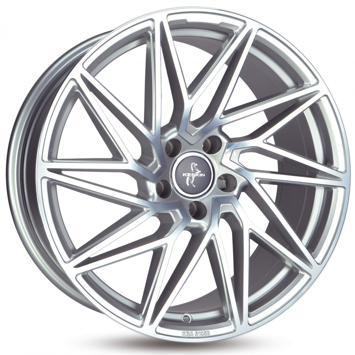 Keskin KT20 Future palladium front polish 8x18 ET30 - LK5/112 ML72.6