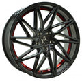 Keskin KT20 Future black painted red inside Alufelge 8.5x20 Zoll ET35 LK 5x120 ML72.6