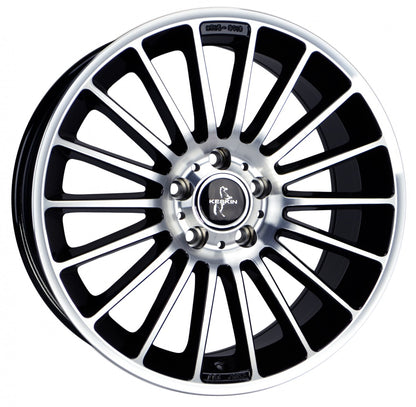 Keskin KT15 Speed black front polish 7x17 ET40 - LK5/114.3 ML72.6