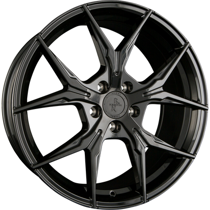 Keskin KT19 Angel black painted Alufelge 8x18 Zoll ET40 LK 5x114.3 ML72.6 – Bild 4