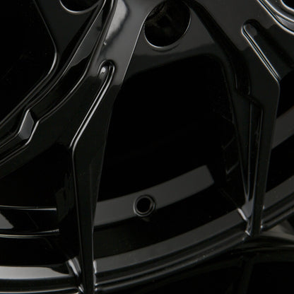 Keskin KT19 Angel black painted Alufelge 8x18 Zoll ET40 LK 5x114.3 ML72.6 – Bild 5