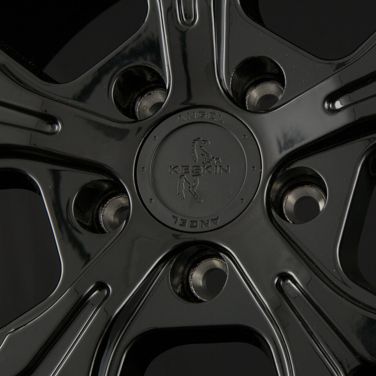 Keskin KT19 Angel black painted Alufelge 8x18 Zoll ET40 LK 5x114.3 ML72.6 – Bild 7