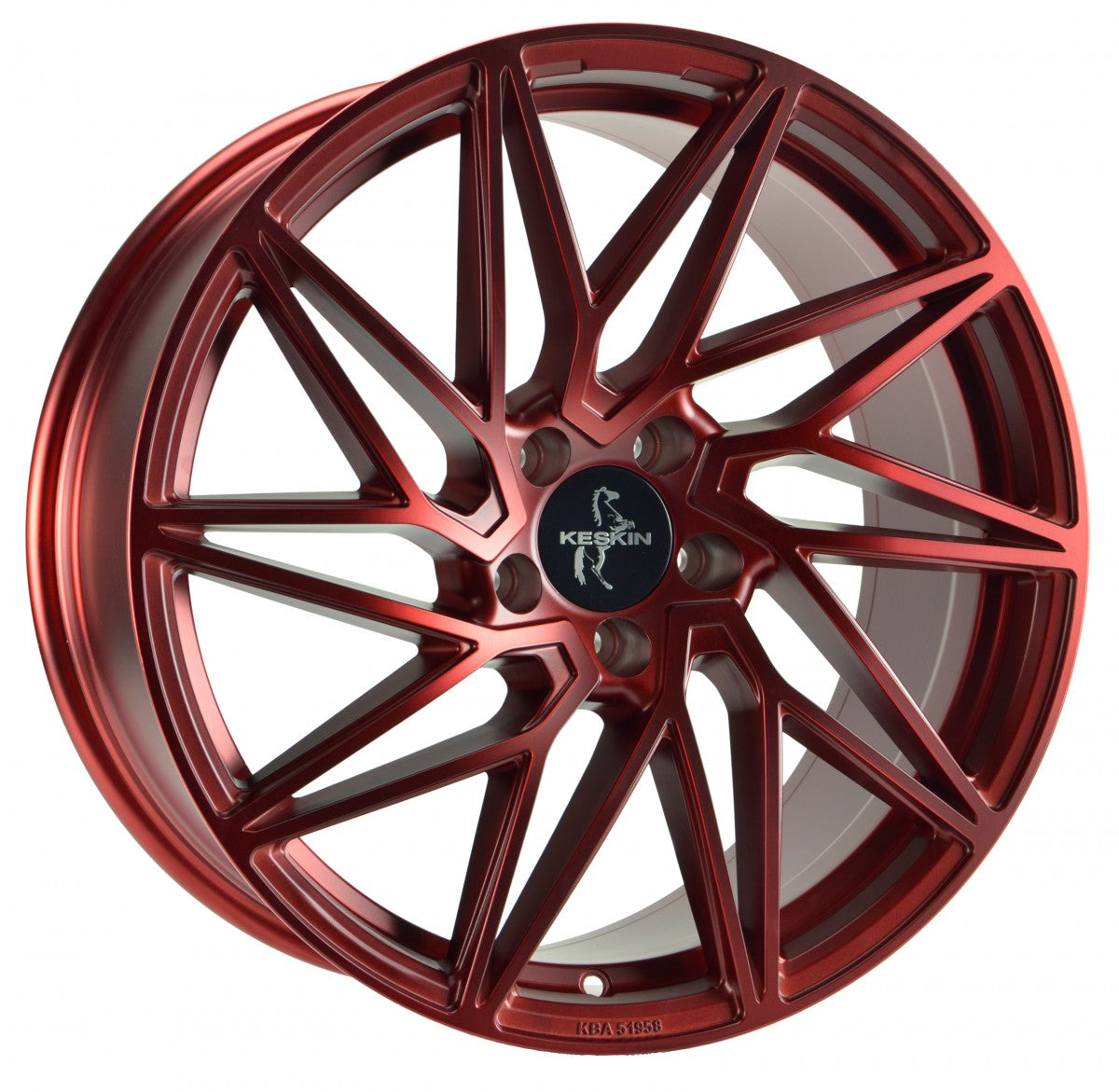Keskin KT20 Future candy red 8.5x19 ET45 - LK5/112 ML72.6