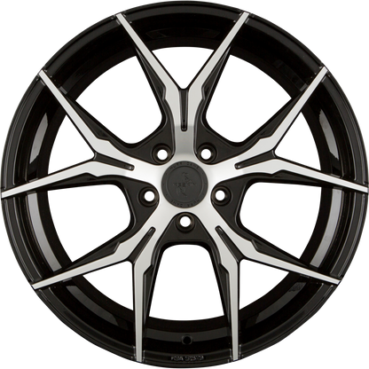 Keskin KT19 Angel black front polish Alufelge 8x18 Zoll ET40 LK 5x114.3 ML72.6 – Bild 3