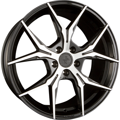 Keskin KT19 Angel black front polish Alufelge 8x18 Zoll ET40 LK 5x114.3 ML72.6 – Bild 4