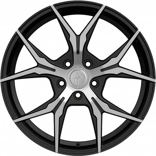 Keskin KT19 Angel black front polish Alufelge 8.5x19 Zoll ET45 LK 5x108 ML72.6