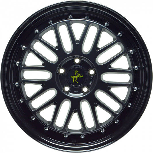 Keskin KT22 Retro matt black painted Alufelge 8.5x19 Zoll ET30 LK 5x112 ML72.6