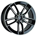 Keskin KT21 Elegant black front polish Alufelge 7.5x17 Zoll ET30 LK 5x112 ML66.6