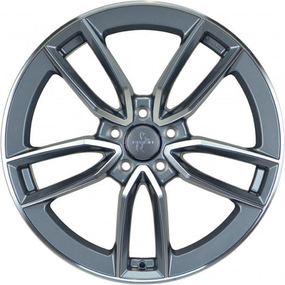 Keskin KT21 Elegant palladium front polish 7.5x17 ET30 - LK5/112 ML66.6