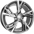 MAM RS5 paladium front polish Alufelge 8x18 Zoll ET38 LK 5x100 ML63.4