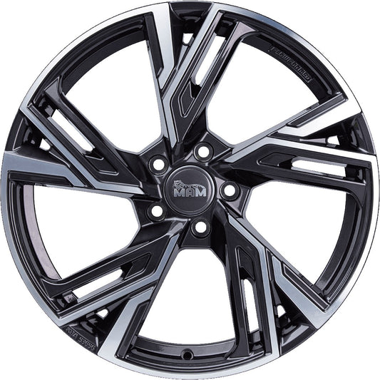 MAM RS5 paladium front polish 8x18 ET50 - LK5/120 ML65.1