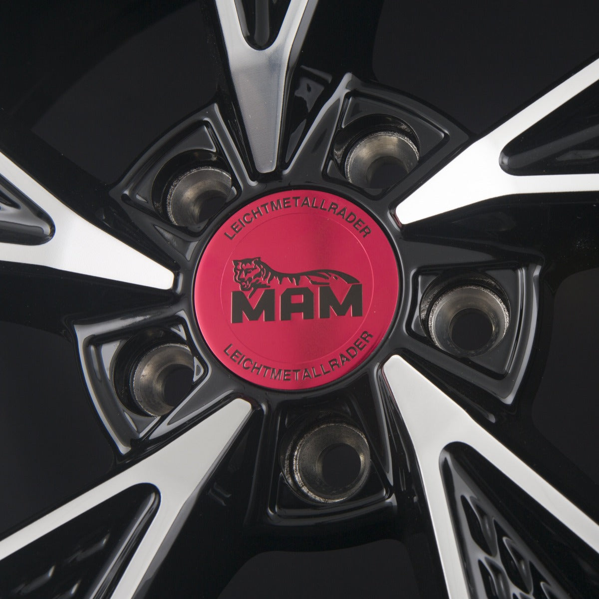 MAM RS6 black front polish Alufelge 8x18 Zoll ET45 LK 5x114.3 ML72.6 – Bild 7