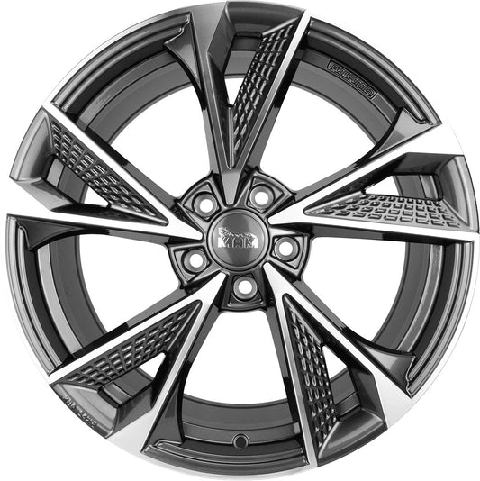 MAM RS6 paladium front polish 8x18 ET45 - LK5/114.3 ML72.6