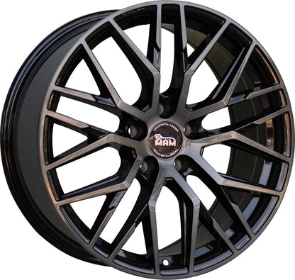 MAM RS4 gun metal brushed 8x18 ET30 - LK5/112 ML72.6
