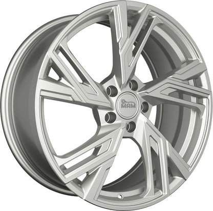 MAM RS5 silver painted 8x18 ET50 - LK5/120 ML65.1