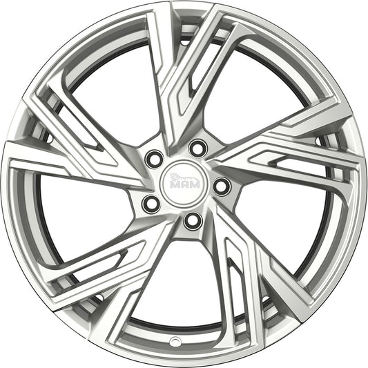 MAM RS5 silver painted 8.5x20 ET35 - LK5/120 ML72.6