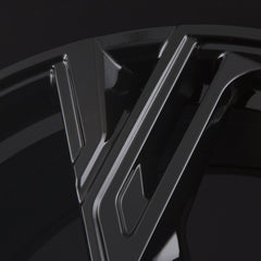 MAM RS5 black painted Alufelge 7.5x17 Zoll ET35 LK 5x100 ML63.4