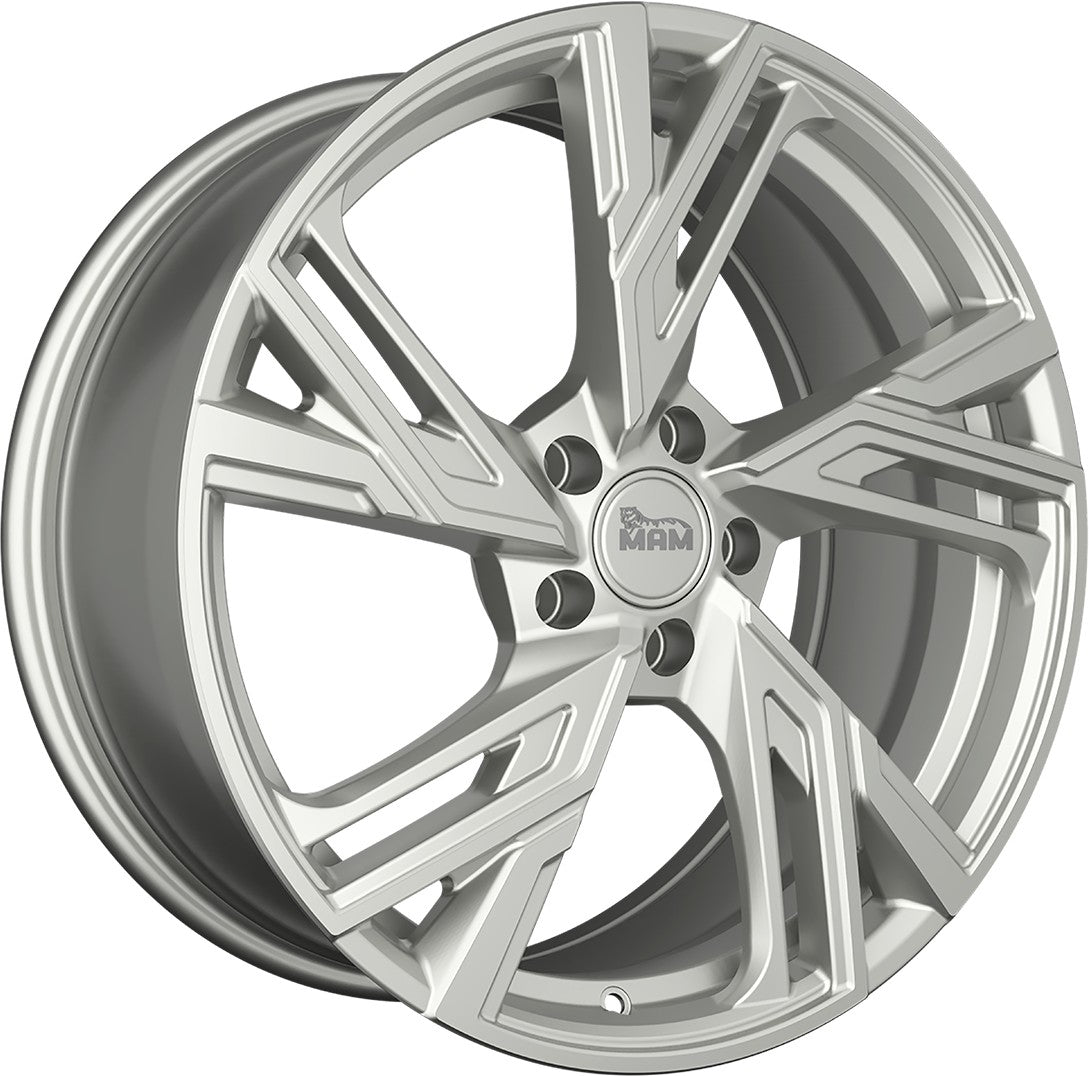 MAM RS5 silver painted 7.5x17 ET38 - LK5/112 ML66.6