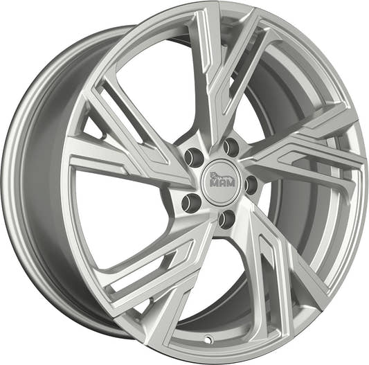 MAM RS5 silver painted 7.5x17 ET30 - LK5/114.3 ML72.6
