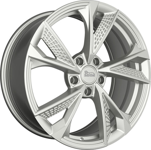 MAM RS6 silver painted 8.5x20 ET40 - LK5/108 ML72.6