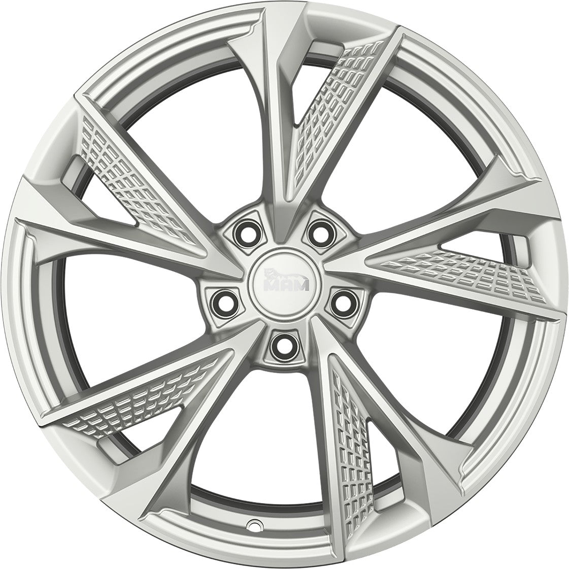MAM RS6 silver painted 8.5x20 ET40 - LK5/108 ML72.6