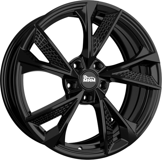 MAM RS6 black painted 7.5x17 ET45 - LK5/112 ML66.6