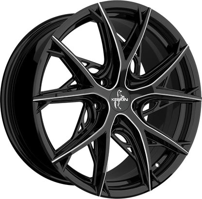 Keskin KT24 Thunder black secret diamond 8.5x19 ET40 - LK5/108 ML72.6