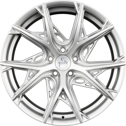 Keskin KT24 Thunder silver painted Alufelge 8.5x19 Zoll ET40 LK 5x108 ML72.6 – Bild 3