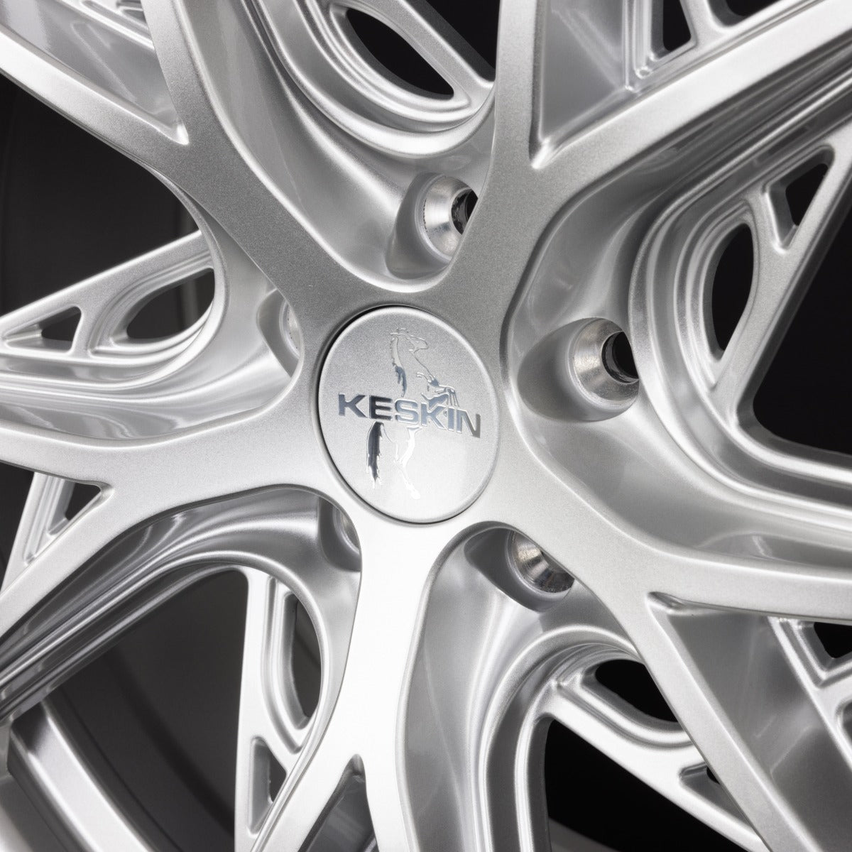Keskin KT24 Thunder silver painted Alufelge 8.5x19 Zoll ET40 LK 5x108 ML72.6 – Bild 5