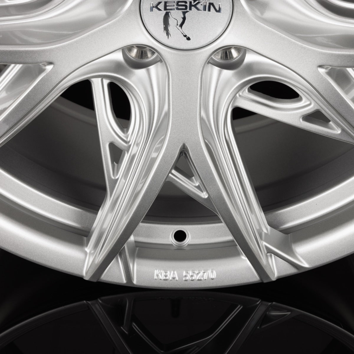 Keskin KT24 Thunder silver painted Alufelge 8.5x19 Zoll ET40 LK 5x108 ML72.6 – Bild 7