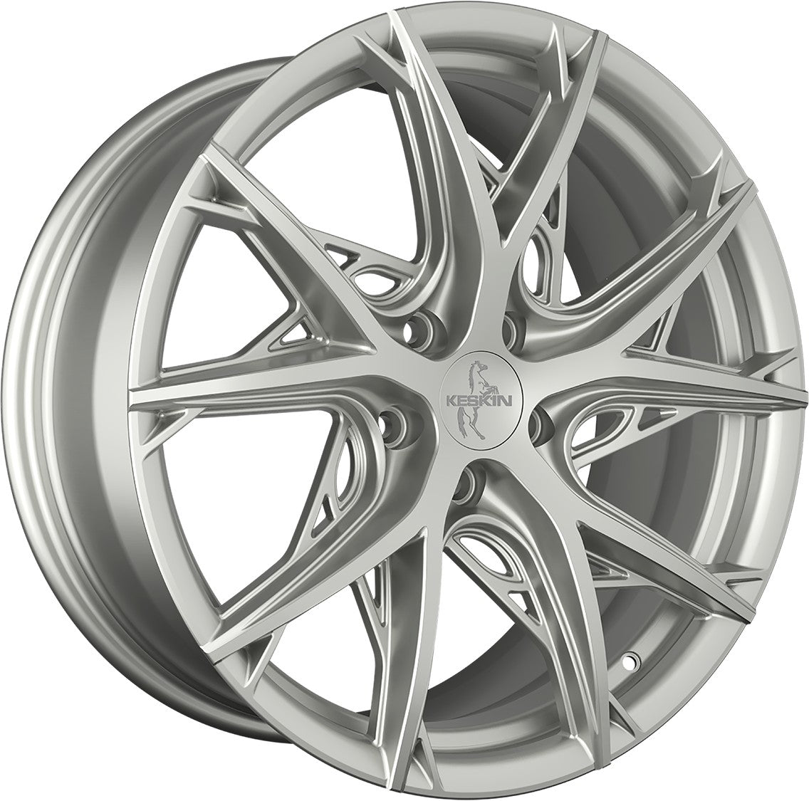 Keskin KT24 Thunder silver painted 8.5x19 ET30 - LK5/112 ML66.6