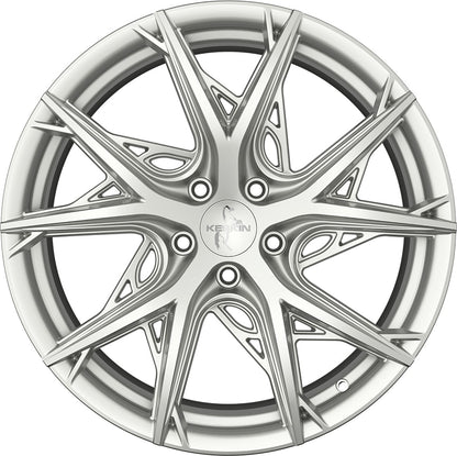 Keskin KT24 Thunder silver painted 8.5x19 ET45 - LK5/112 ML66.6