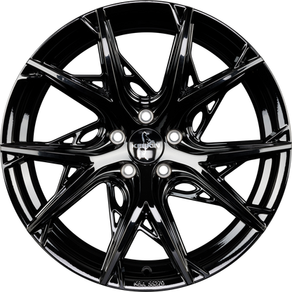 Keskin KT24C Thunder black painted Alufelge 8.5x19 Zoll ET30 LK 5x112 ML66.6 – Bild 3