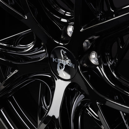 Keskin KT24C Thunder black painted Alufelge 8.5x19 Zoll ET30 LK 5x112 ML66.6 – Bild 5