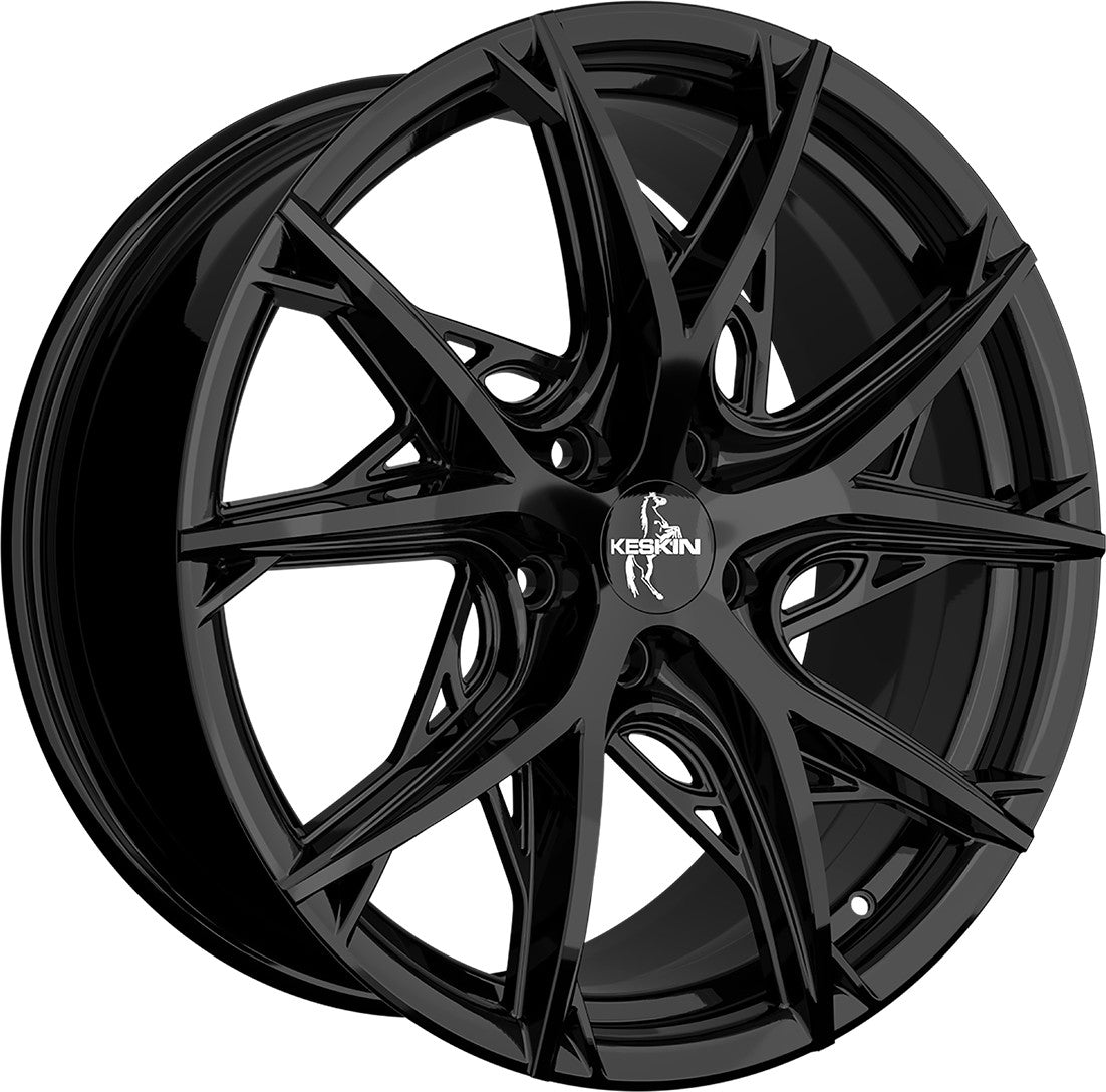 Keskin KT24C Thunder black painted 8.5x19 ET35 - LK5/114.3 ML72.6