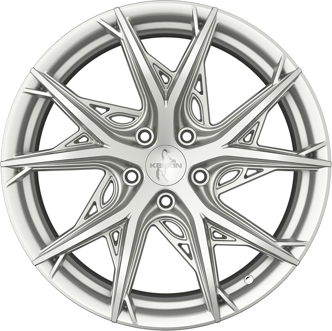 Keskin KT24C Thunder silver painted 8.5x19 ET35 - LK5/114.3 ML72.6