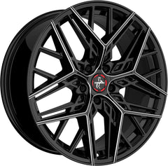 Keskin KT25 Pearl black secret diamond Alufelge 8.5x20 Zoll ET40 LK 5x108 ML72.6