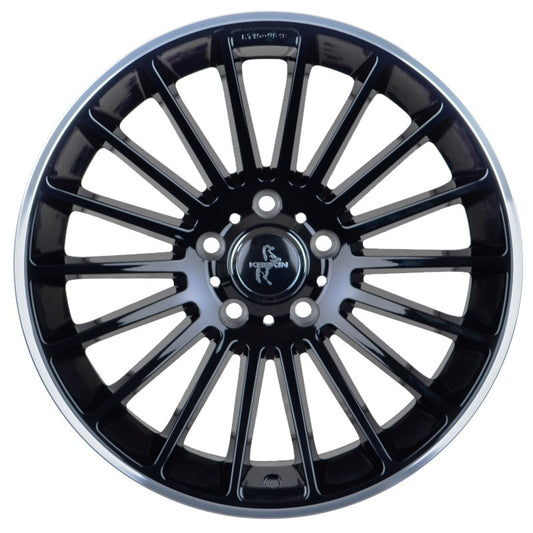 Keskin KT15 Speed black lip polish 7x16 ET38 - LK5/100 ML63.4