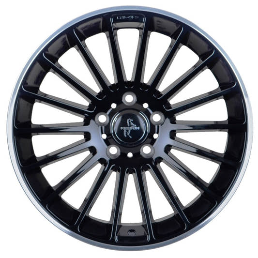 Keskin KT15 Speed black lip polish Alufelge 7x16 Zoll ET40 LK 5x108 ML72.6 – Bild 2