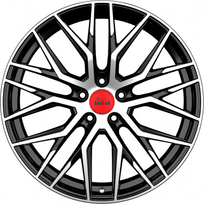 MAM RS4 black front polish 7x16 ET35 - LK4/108 ML63.4