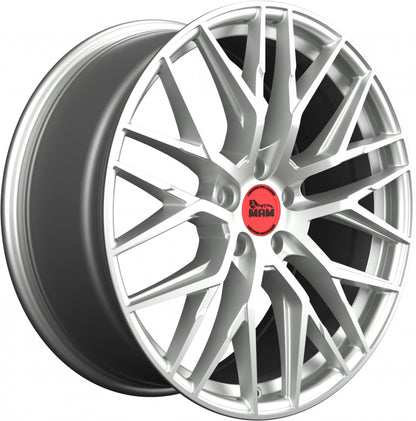 MAM RS4 matt silver painted Alufelge 7x16 Zoll ET38 LK 5x112 ML66.6 – Bild 3