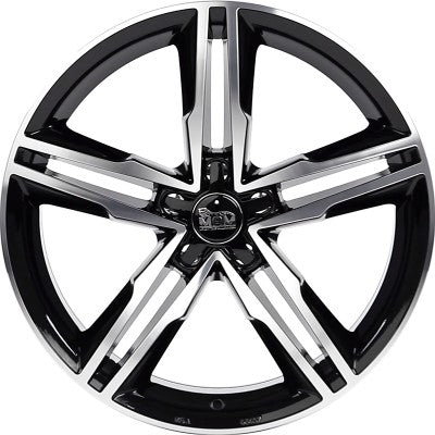 MAM A1 black front polish 8x18 ET30 - LK5/112 ML66.5