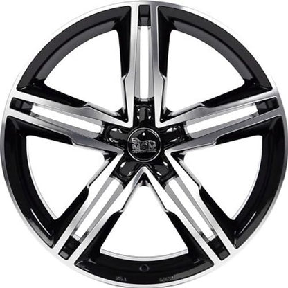 MAM A1 black front polish Alufelge 8x19 Zoll ET42 LK 5x112 ML66.5 – Bild 2