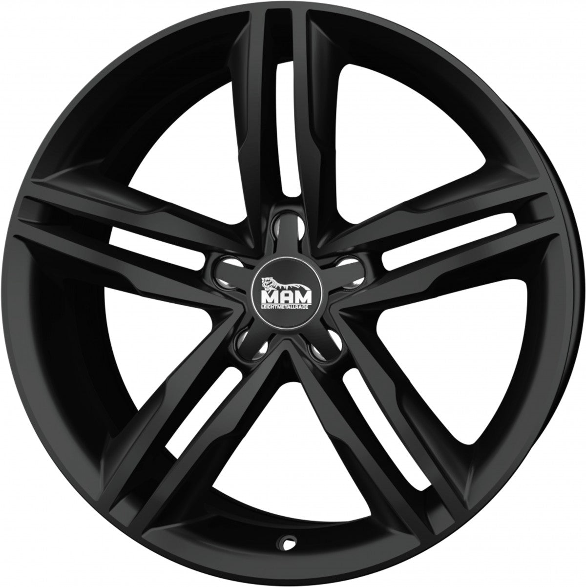 MAM A1 black painted Alufelge 8x19 Zoll ET30 LK 5x112 ML66.5 – Bild 5