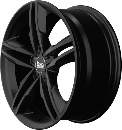 MAM A1 black painted Alufelge 8x19 Zoll ET30 LK 5x112 ML66.5 – Bild 7